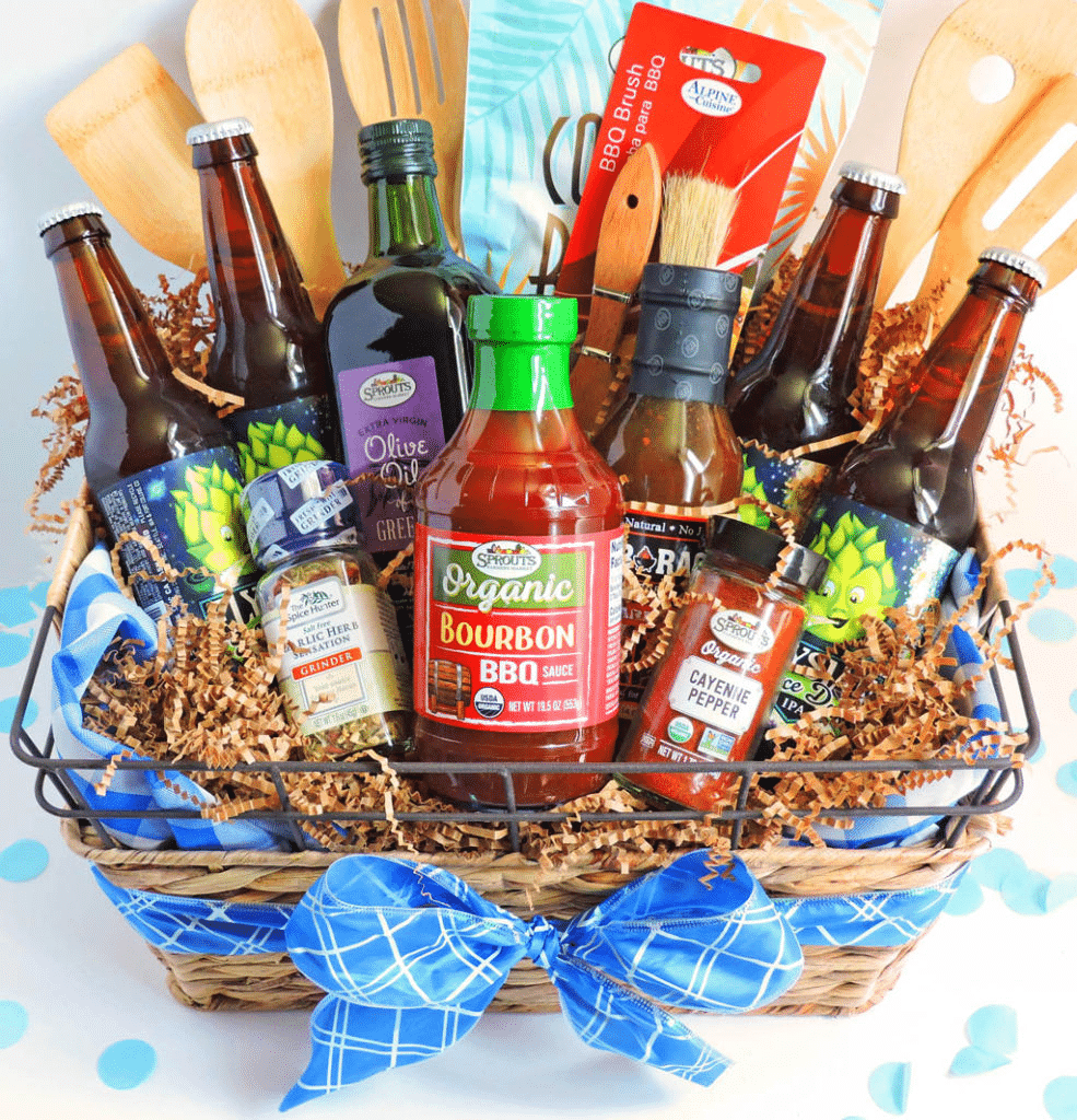 DIY Grilling BBQ Gift Basket