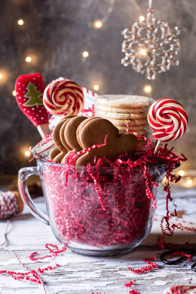 Christmas Cookie Gift Basket DIY